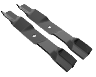 Комплект сменных ножей для мульчирования (2 шт.) для райдера Greenworks 92 см, (7501107)