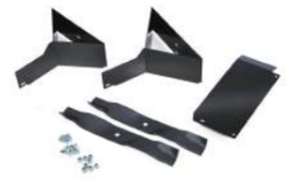 Комплект заглушек для мульчирования + комплект ножей для мульчирования (2 шт.) для райдера Greenworks 92 см, (7501007)