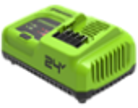 Ультрабыстрое зарядное устройство Greenworks G24C8, 24V, 8A (2958707)