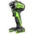 Винтоверт ударный акк. Greenworks ID3170, 24V, б/щет, 0-3200об/мин, 4000 уд/мин, HEX 1/4, 170Нм, без АКБ и ЗУ (3804907)