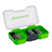 Набор торсионных бит Greenworks HEX 1/4 в кейсе, 20 предметов (2944407)