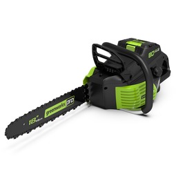 Цепная пила аккумуляторная Greenworks GD80CS50, 80В, 45 см, бесщеточная