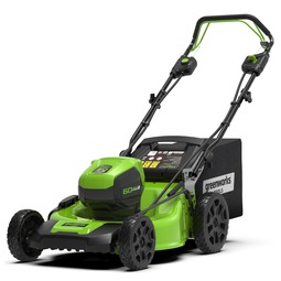 Газонокосилка самоходная, аккумуляторная Greenworks GD60LM51SP, 60В, 51 см, бесщеточная