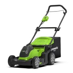 Газонокосилка аккумуляторная Greenworks G40LM41, 40В, 40 см