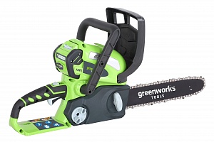 Цепная пила аккумуляторная Greenworks G40CS30K6, 40V, 30 см, с 1хАКБ 6 А.ч и ЗУ