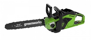 Цепная пила аккумуляторная GreenWorks  GD40CS15, 40V, 35 см, бесщеточная,  без АКБ и ЗУ