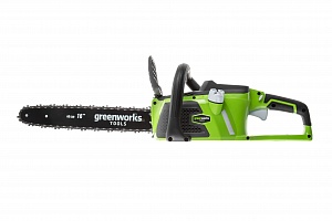 Цепная пила аккумуляторная GreenWorks GD40CS40K4, 40V, 40 см, бесщеточная,  с 1хАКБ 4А.ч и ЗУ