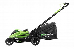 Газонокосилка аккумуляторная Greenworks GD40LM45K4, 40V, 45 см, бесщеточная, c 1хАКБ 4 А.ч и ЗУ