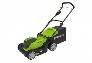 Газонокосилка аккумуляторная Greenworks G24X2LM41, 2*24V, 41 см, без АКБ и ЗУ