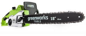 Цепная пила электрическая Greenworks GCS2046, 2000W, 45 см