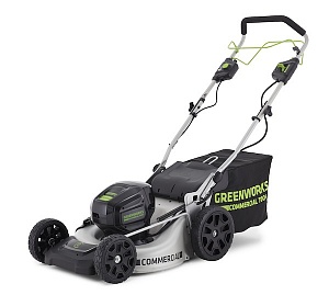 Газонокосилка аккумуляторная Greenworks GC82LM51, 82В, 51см, бесщеточная