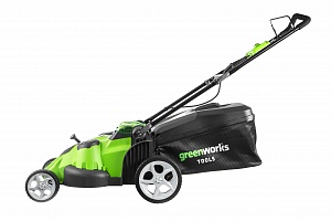 Газонокосилка аккумуляторная Greenworks G40LM49DBK6, TwinForce, 40V, 49 см, c 1хАКБ 6 А.ч и ЗУ